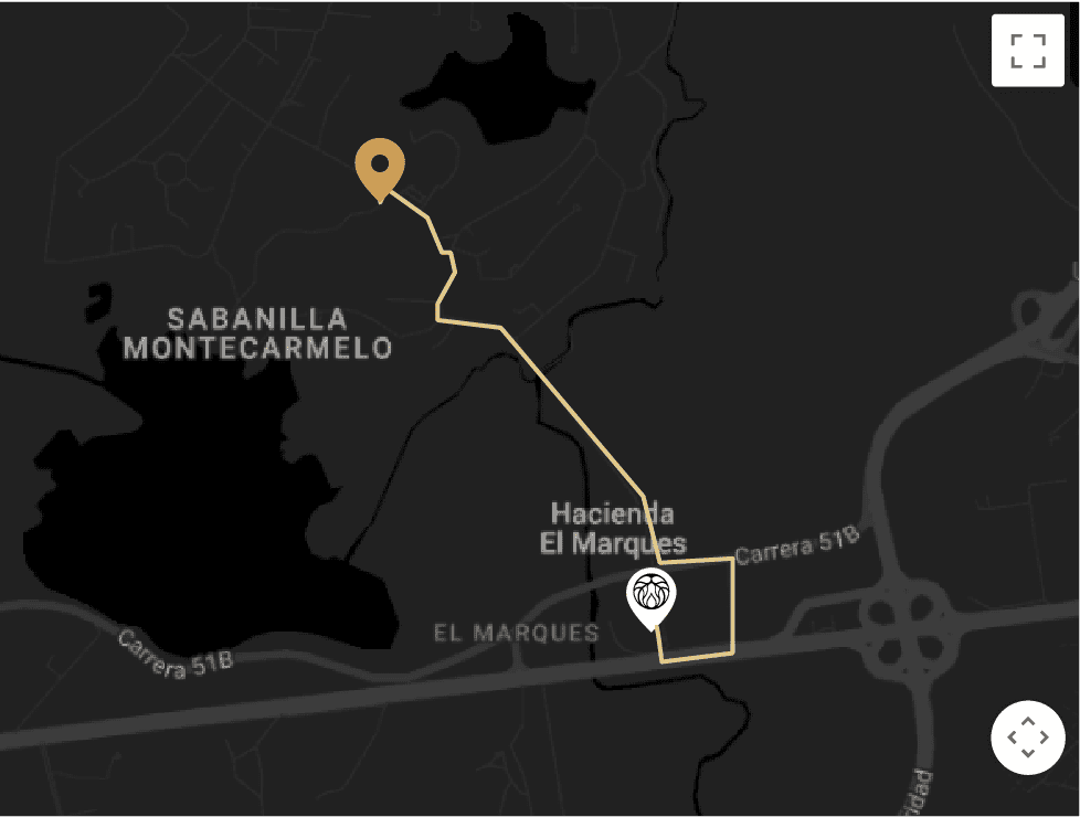 Ruta a 2 Campos de golf