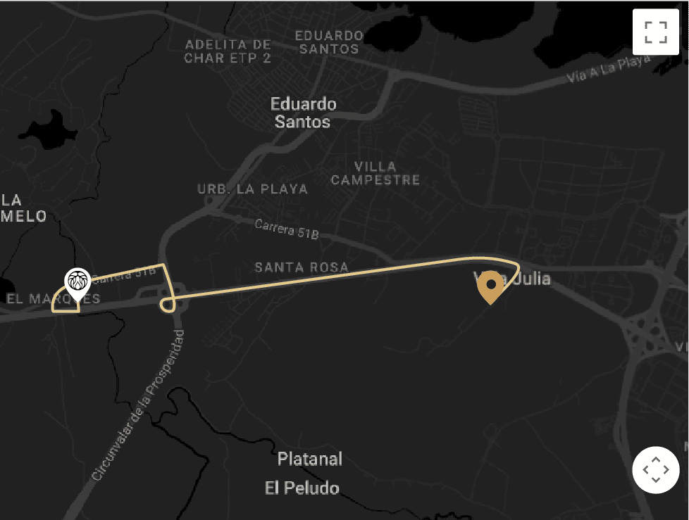 Ruta a Colegio internacional